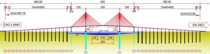 BIM模块化施工应用范例 —越南Cao lanh bridge（混凝土斜拉桥）的图11
